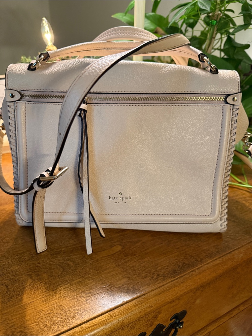 kate spade blush color Satchel with Top Handle and Strap